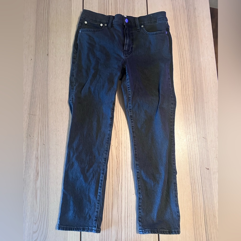 Madewell The Mid Rise Perfect Vintage Jean in Black - Size 28